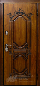 Дверь в квартиру ПР №4 с отделкой МДФ ПВХ - фото